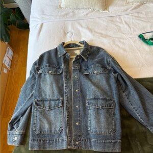 H&M Blue Denim shirt jacket
